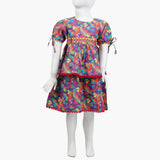 Girls Printed Frock - Purple, Girls Frocks, Chase Value, Chase Value