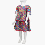 Girls Printed Frock - Purple, Girls Frocks, Chase Value, Chase Value