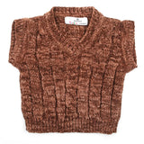 Newborn Girls Sweater - Brown, Newborn Girls Winterwear, Chase Value, Chase Value