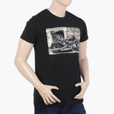 Men's Half Sleeves T-Shirt - Black, Men's T-Shirts & Polos, Chase Value, Chase Value