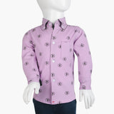 Boys Full Sleeves Shirt - Light Purple, Boys Shirts, Chase Value, Chase Value