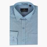 Eminent Men's Tailored Fit Chambray Formal Shirt - Blue, Men's Shirts, Eminent, Chase Value