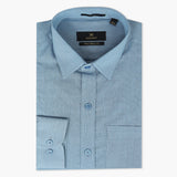 Eminent Men's Tailored Fit Chambray Formal Shirt - Blue, Men's Shirts, Eminent, Chase Value