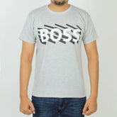 Men's Half Sleeves Printed T-Shirt - Grey, Men's T-Shirts & Polos, Chase Value, Chase Value