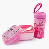 Water Bottle with Lunch Box - Pink, Tiffin Boxes & Bottles, Chase Value, Chase Value