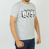 Men's Half Sleeves Printed T-Shirt - Grey, Men's T-Shirts & Polos, Chase Value, Chase Value