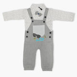 Newborn Boys Full Sleeves Romper 2pcs - White, Newborn Boys Winterwear, Chase Value, Chase Value