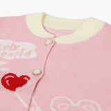 Newborn Girls Sweater - Light Pink, Newborn Girls Winterwear, Chase Value, Chase Value