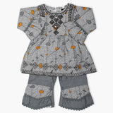 Newborn Girls Full Sleeves Suit - Grey, Newborn Girls Winterwear, Chase Value, Chase Value