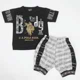 Boys Half Sleeves Suit - Black, Boys Sets & Suits, Chase Value, Chase Value