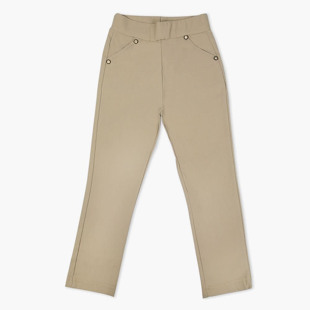 Girls Pant - Beige, Girls Pants & Capri, Chase Value, Chase Value
