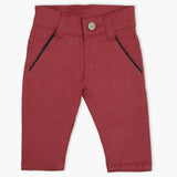 Newborn Boys Cotton Pant - Dark Pink, Newborn Boys Shorts & Pants, Chase Value, Chase Value