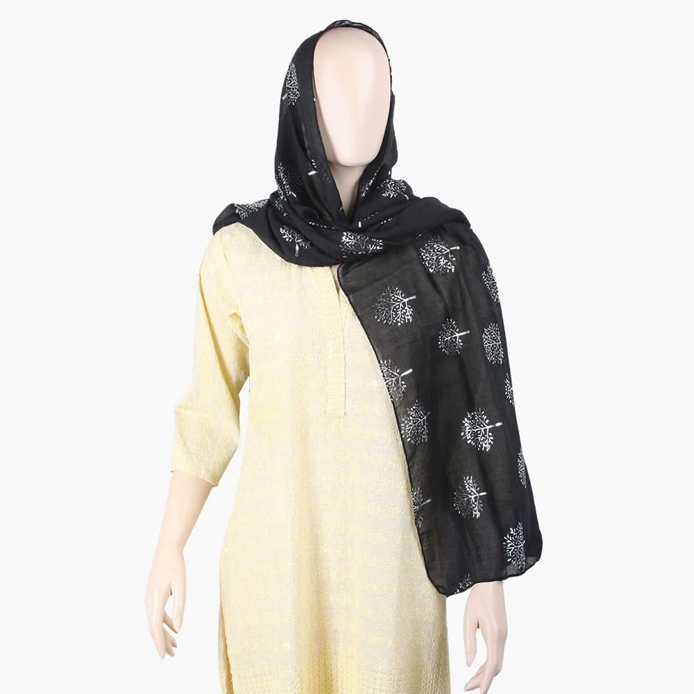 Women's Scarf - Black, Women Shawls & Scarves, Chase Value, Chase Value