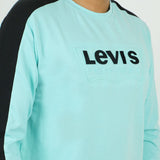 Men's Full Sleeves Round Neck T-Shirt - Cyan, Men's T-Shirts & Polos, Chase Value, Chase Value