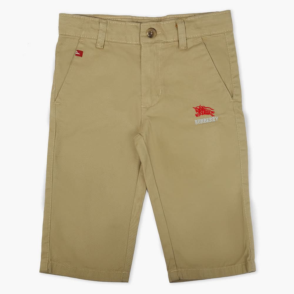 Boys Cotton Short - Khaki, Boys Pants, Chase Value, Chase Value
