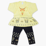 Girls Full Sleeves Tight Suit - Lemon, Girls Suits, Chase Value, Chase Value