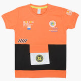 Boys Half Sleeves T-Shirt - Peach, Boys T-Shirts, Chase Value, Chase Value
