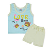 Newborn Boys Sando Suit - Sky Blue, Newborn Boys Sets & Suits, Chase Value, Chase Value