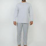 Men's Full Sleeves Night Suit - Grey, Men's Nightwear, Chase Value, Chase Value