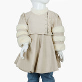 Girls Frock - Beige, Girls Frocks, Chase Value, Chase Value