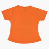 Girls Half Sleeves T-Shirt - Orange, Girls T-Shirts, Chase Value, Chase Value