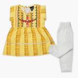 Newborn Girls Full Sleeves Suit - Yellow, Newborn Girls Winterwear, Chase Value, Chase Value