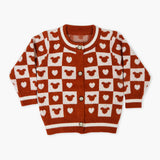 Newborn Girls Sweater - Brown, Newborn Girls Winterwear, Chase Value, Chase Value