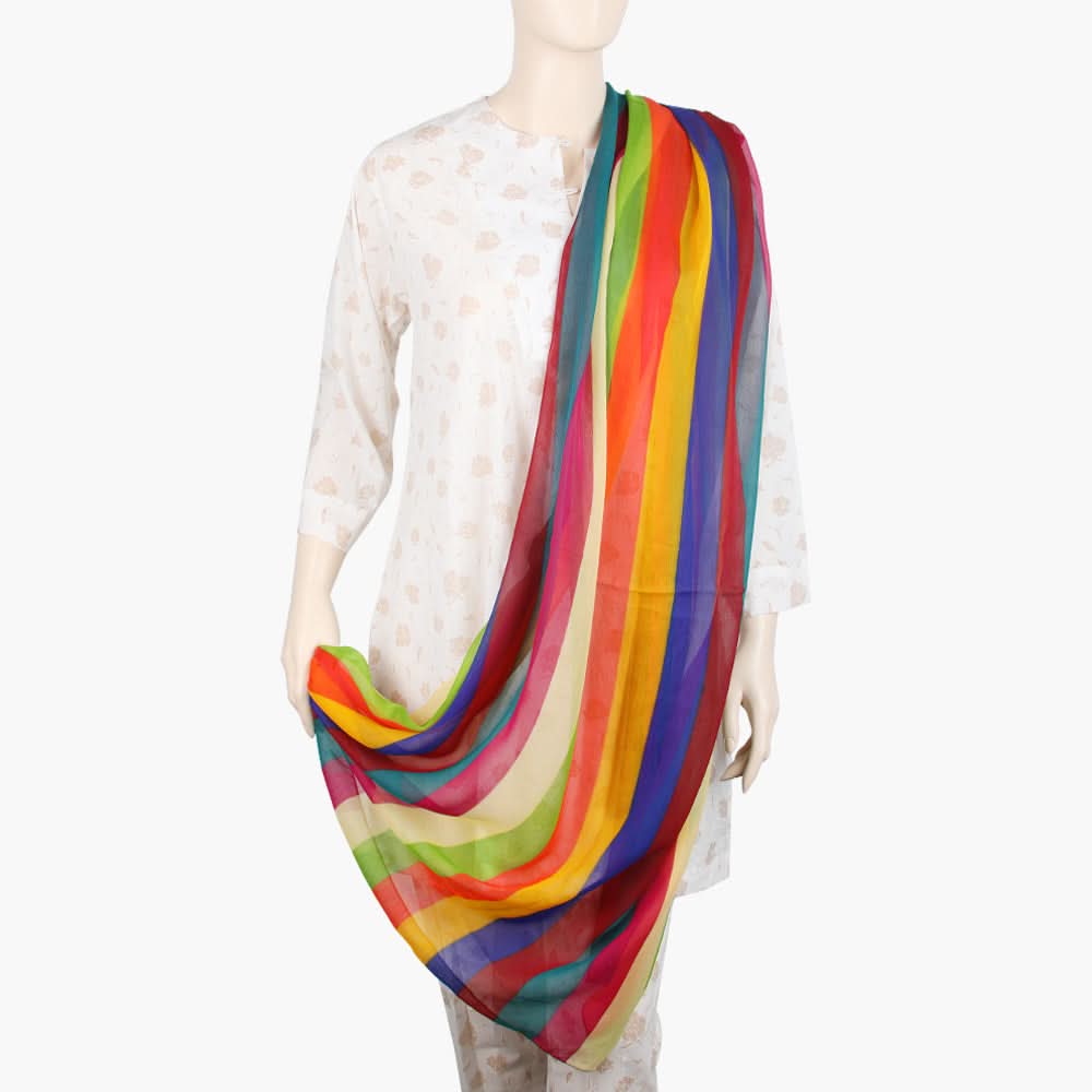 Women's Chiffon Dupatta - Multi, Women Dupatta, Chase Value, Chase Value