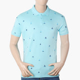 Eminent Men's Half Sleeves Polo T-Shirt - Sky Blue, Men's T-Shirts & Polos, Eminent, Chase Value