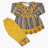 Newborn Girls Full Sleeves Suit - Mustard, Newborn Girls Winterwear, Chase Value, Chase Value