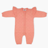 Newborn Girls Romper - Peach, Newborn Girls Rompers, Chase Value, Chase Value