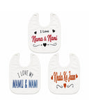 Valuables Newborn Baby Bibs - Large