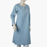 Women's Plain Kurti - Light Grey, Women Ready Kurtis, Chase Value, Chase Value