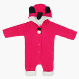 Newborn Girls Romper - Dark Pink, Newborn Girls Rompers, Chase Value, Chase Value