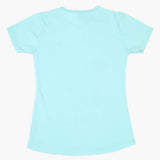 Girls Half Sleeves T-Shirt - Sky Blue, Girls T-Shirts, Chase Value, Chase Value