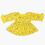 Newborn Girls Frock - Yellow, Newborn Girls Winterwear, Chase Value, Chase Value