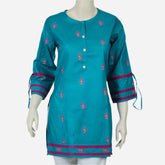Girls Printed Kurti - Green, Girls Kurti, Chase Value, Chase Value