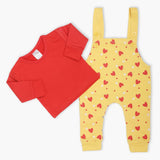 Newborn Boys Full Sleeves Romper 2pcs - Yellow, Newborn Boys Winterwear, Chase Value, Chase Value