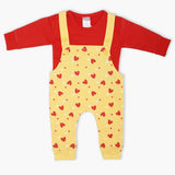 Newborn Boys Full Sleeves Romper 2pcs - Yellow, Newborn Boys Winterwear, Chase Value, Chase Value