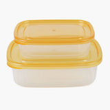 Crisper Junior 2Pcs Set - Orange, Storage Boxes, Chase Value, Chase Value