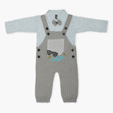 Newborn Boys Full Sleeves Romper 2pcs - Blue, Newborn Boys Winterwear, Chase Value, Chase Value