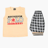 Boys Sando Suit - Peach, Boys Sets & Suits, Chase Value, Chase Value