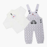 Newborn Boys Full Sleeves Romper 2pcs - Purple, Newborn Boys Winterwear, Chase Value, Chase Value