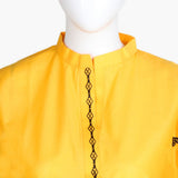 Women's Embroidered 2Pcs Suit - Yellow, Women Shalwar Suits, Chase Value, Chase Value