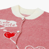 Newborn Girls Sweater - Dark Pink, Newborn Girls Winterwear, Chase Value, Chase Value