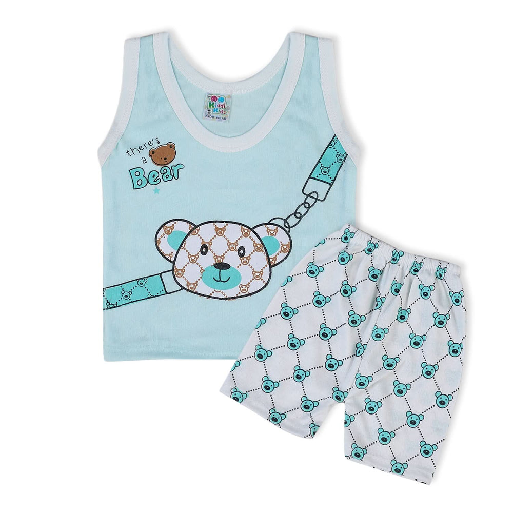 Newborn Boys Sando Suit - Sky Blue, Newborn Boys Sets & Suits, Chase Value, Chase Value