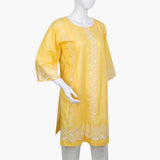 Women's Embroidered Kurti - Yellow, Women Ready Kurtis, Chase Value, Chase Value