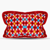 Dotted Fluffy Pillow - Red, Cushions & Pillows, Chase Value, Chase Value