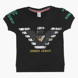 Boys Half Sleeves T-Shirt - Black, Boys T-Shirts, Chase Value, Chase Value