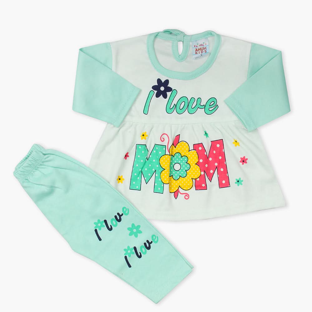 Newborn Girls Suit - Green, Newborn Girls Winterwear, Chase Value, Chase Value